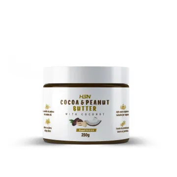 CREMA DI CACAO E ARACHIDI CON COCCO