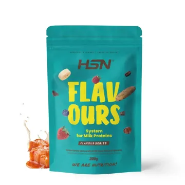 AROMA IN POLVERE PER PROTEINE DEL LATTE 200g CARAMELLO SALATO AROMA IN POLVERE PER PROTEINE DEL LATTE 200g CARAMELLO SALATO