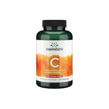 VITAMINA C + ROSA MOSQUETA 1000mg CAPSULE