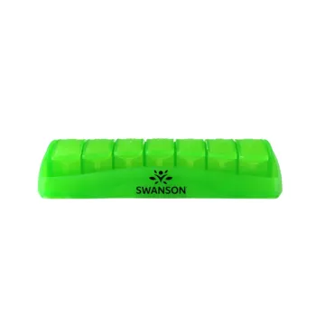 PORTAPILLOLE SETTIMANALE SWANSON VERDE