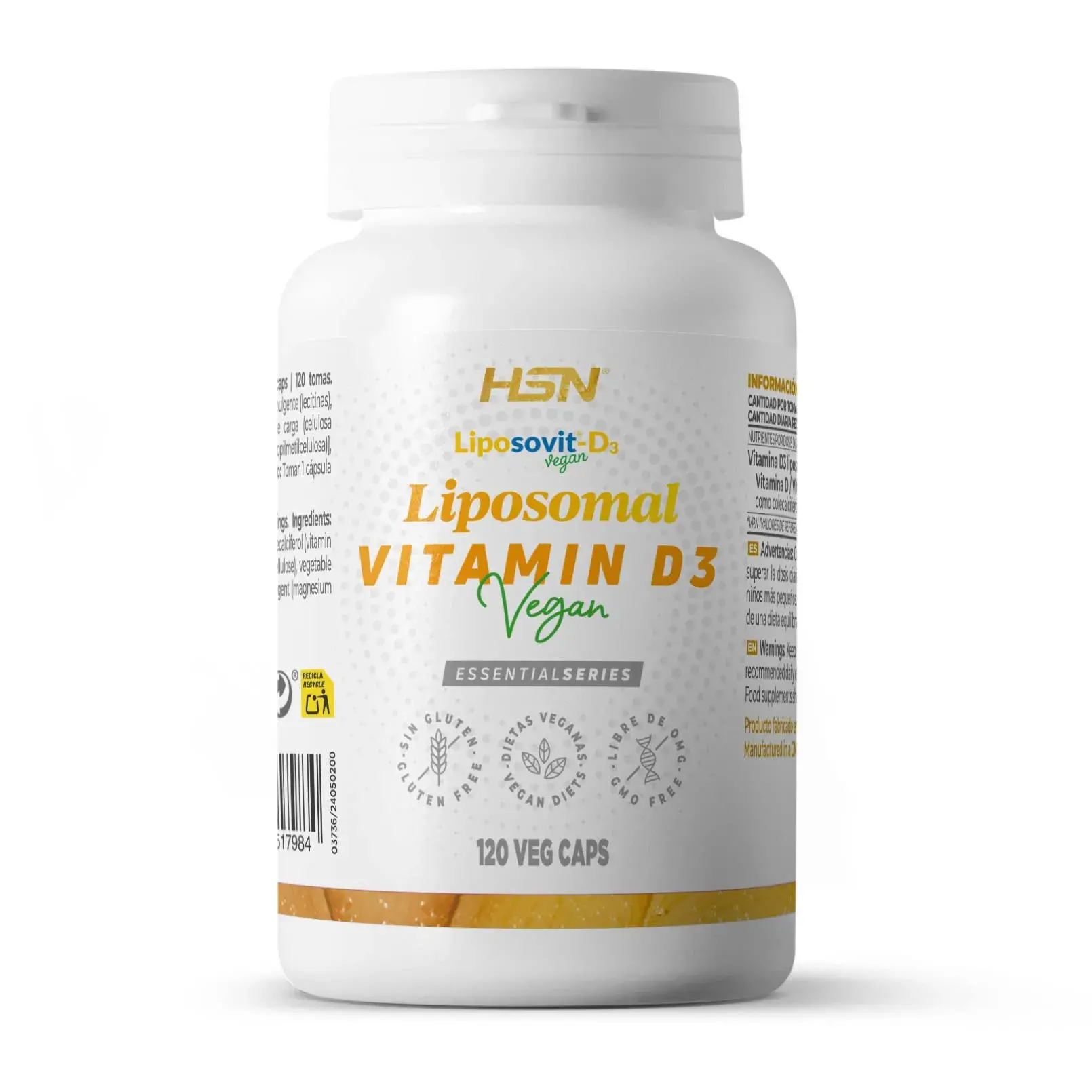VITAMINA D3 LIPOSOMIALE VEGANA (Liposovit®) 2000IU - 120 veg caps