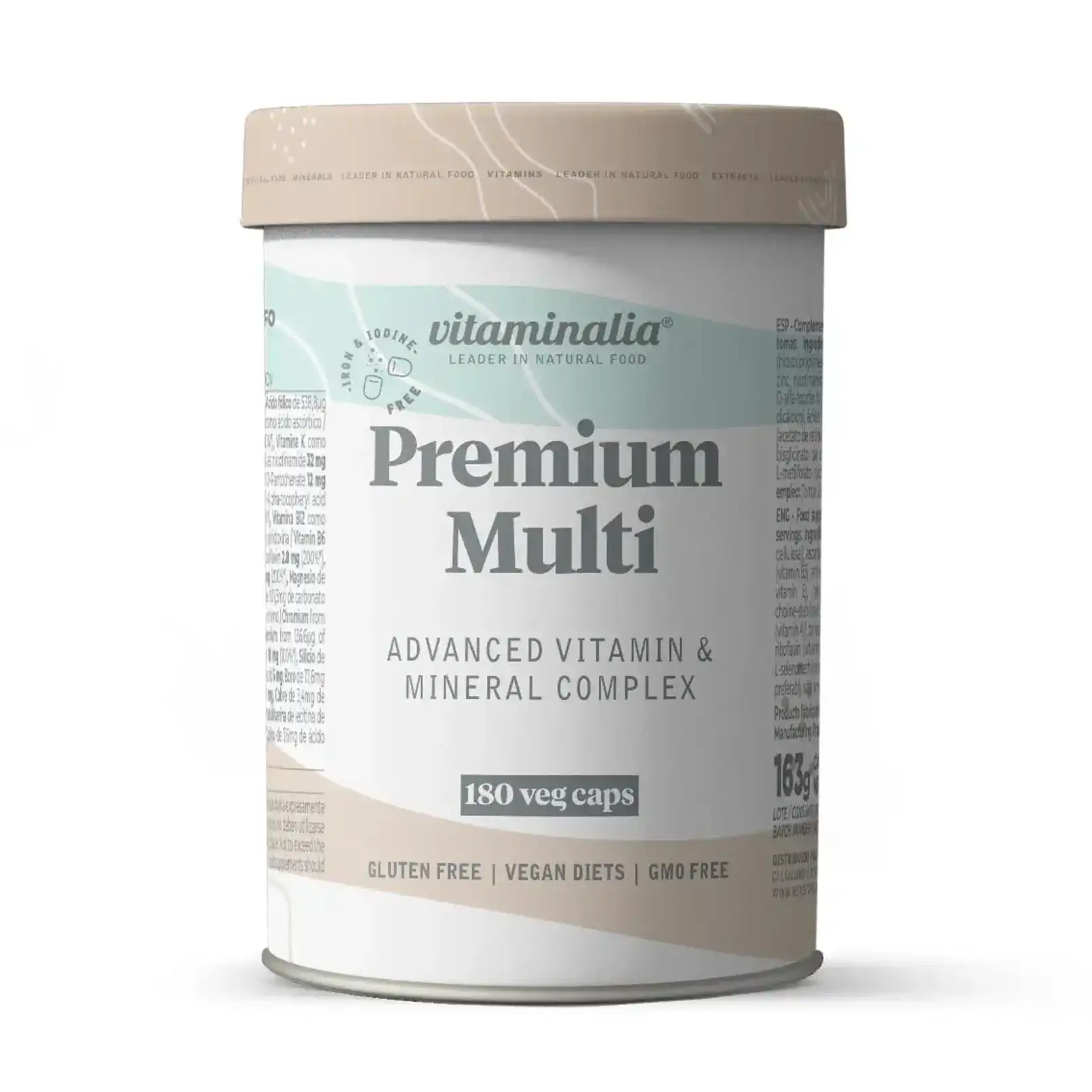 MULTIVITAMINICO PREMIUM (SENZA FERRO NÉ IODIO) - 180 veg caps