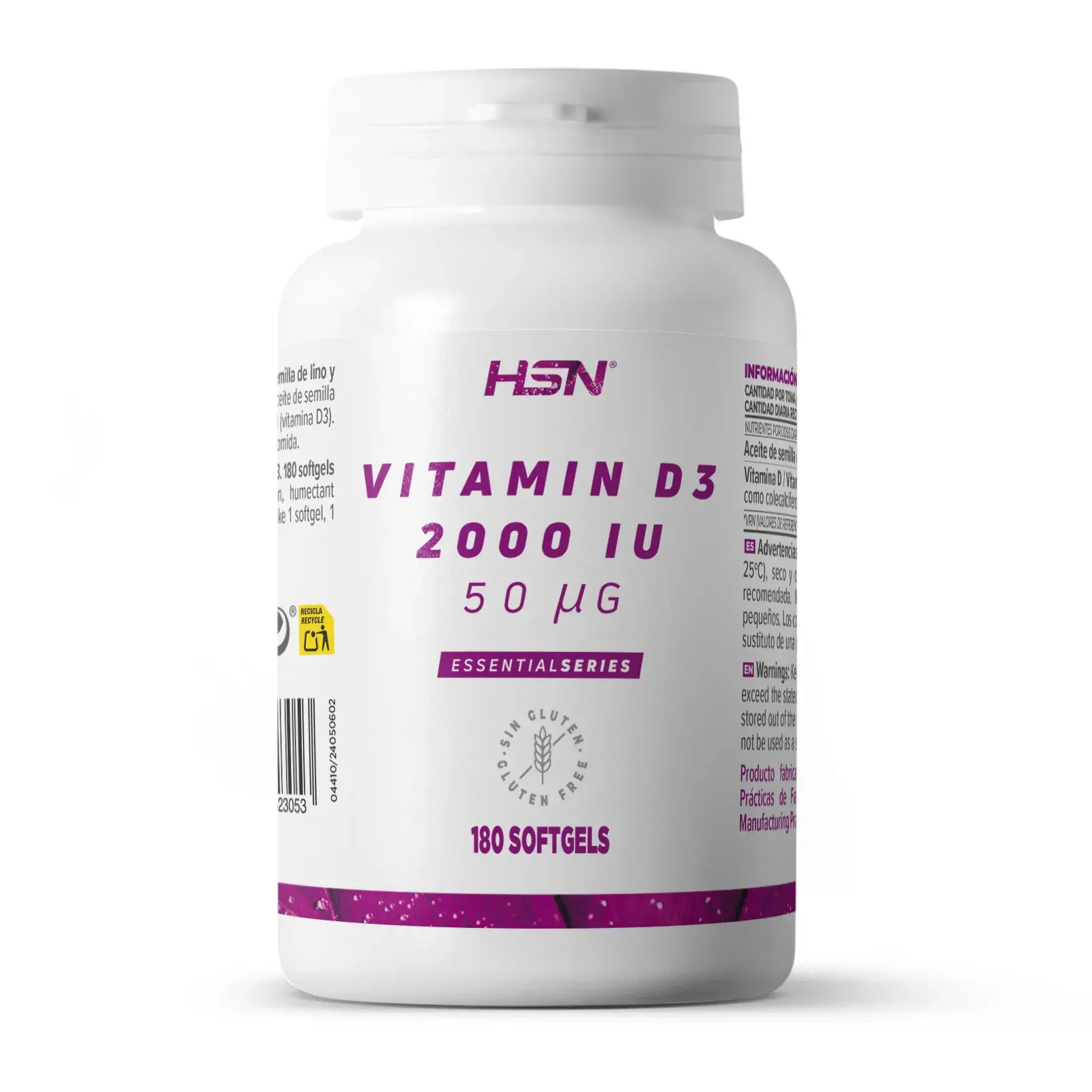 VITAMINA D3 2000UI - 180 softgels