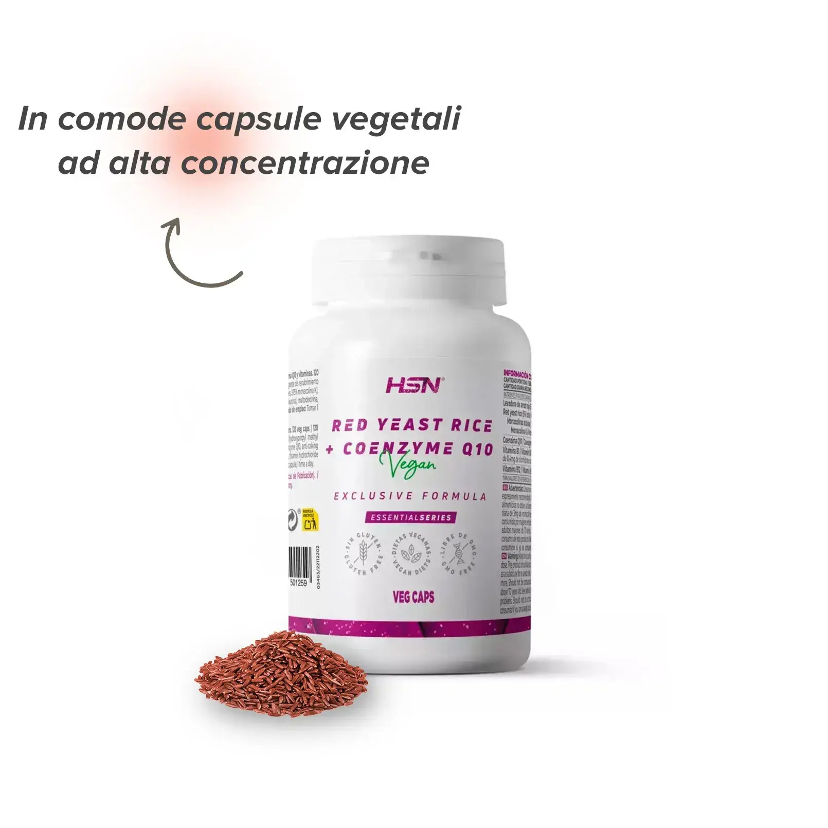Lievito di Riso Rosso con Coenzima Q10 Lievito di Riso Rosso con Coenzima Q10