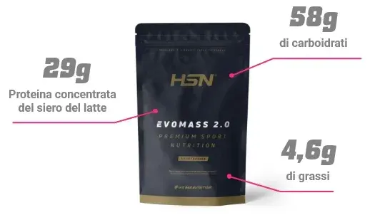 Composizione dei mass gainer HSNstore
