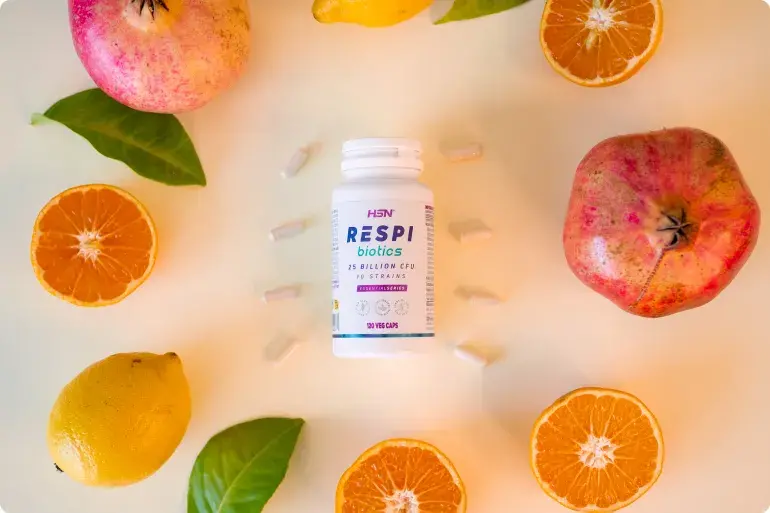 Respi Biotics con probiotici e vitamine Respi Biotics con probiotici e vitamine