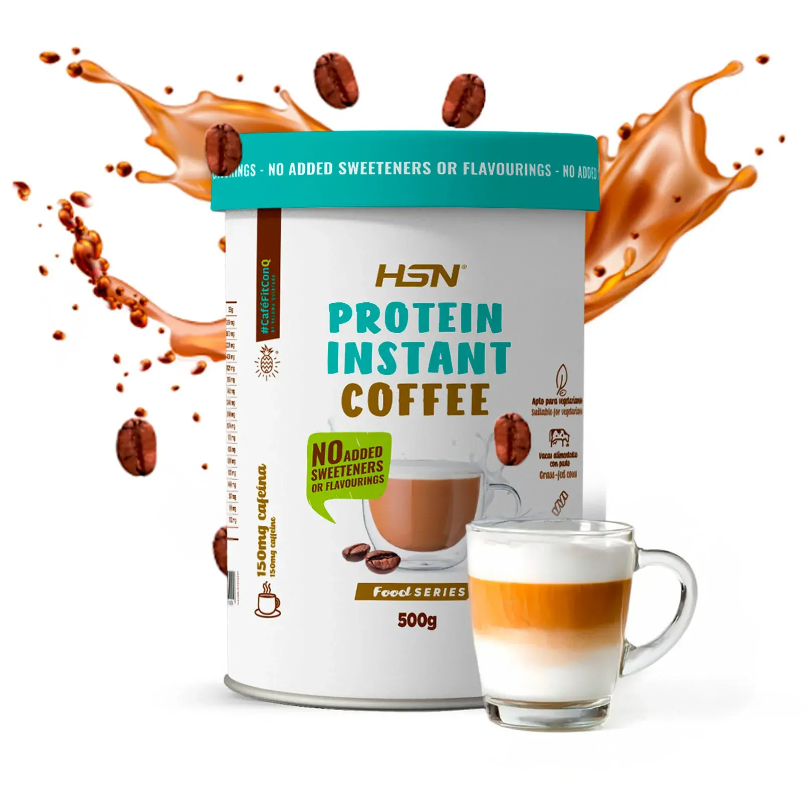 Protein instan coffee