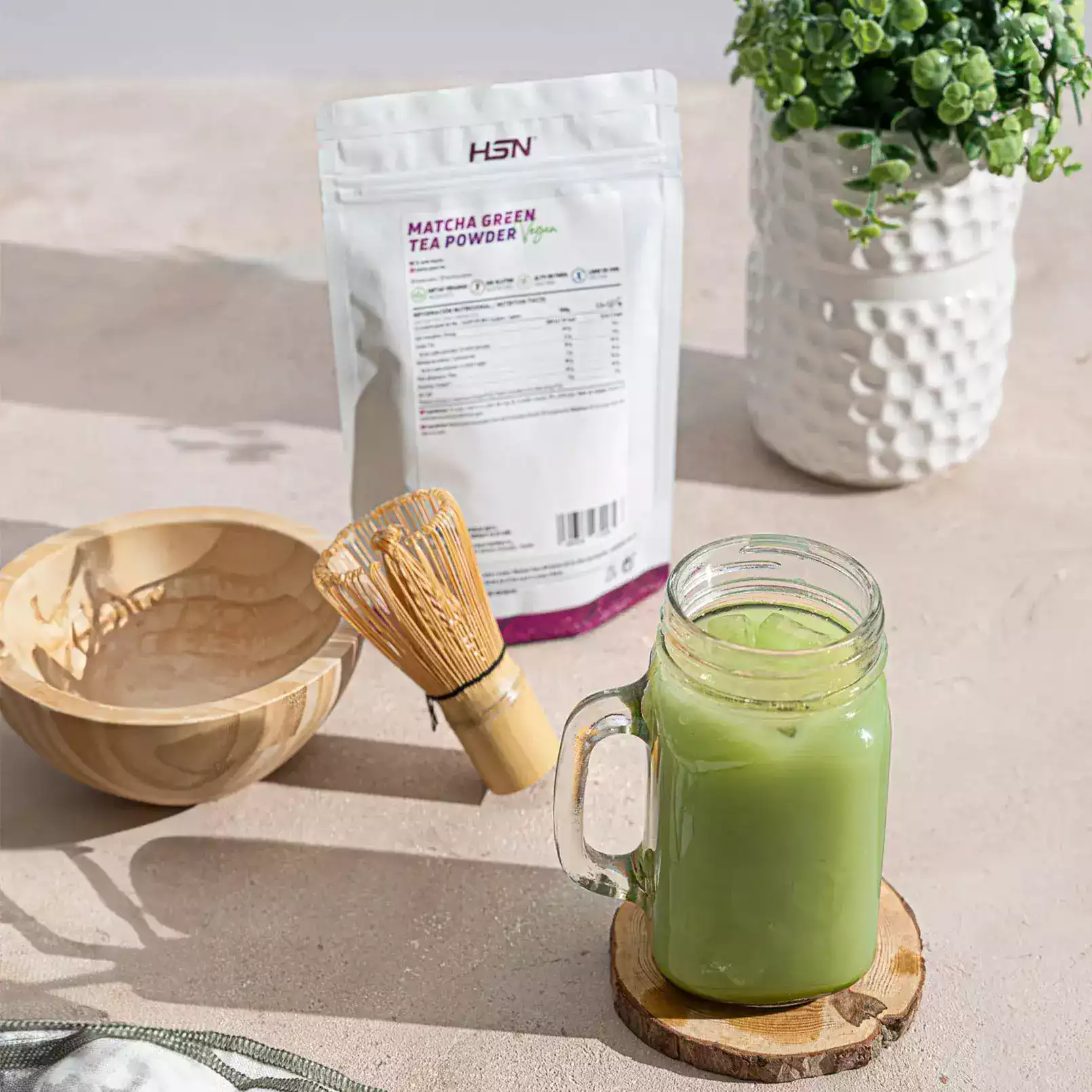 T&egrave; verde matcha in polvere senza aggiunte